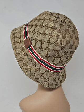 GUCCI GG Monogram Print Bucket Hat XL sz