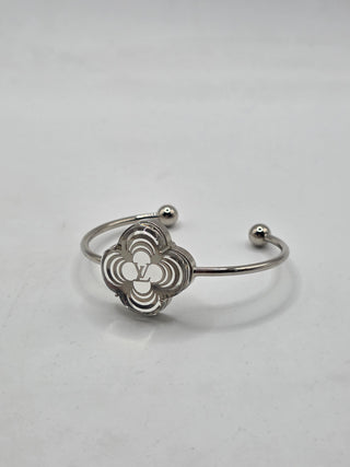 Louis Vuitton Silver-tone Resin A La Folie Resin Cuff Bracelet