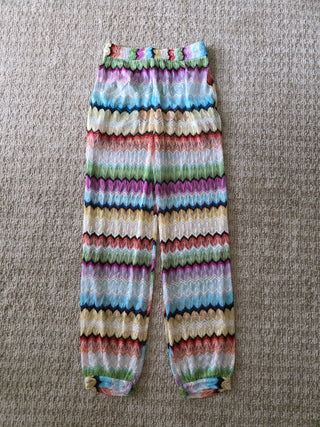 Missoni Multicolor Striped Straight Leg Pants US4