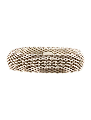 TIFFANY & CO. Somerset Mesh Bangle Bracelet