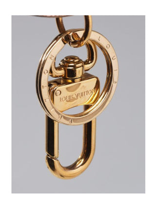 Louis Vuitton Multicolor Damier Azur Canvas Illustre Round Bag Charm Key Holder