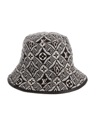 Louis Vuitton Black LV Monogram'Since 1984' Bucket Hat S sz
