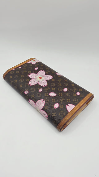 Louis Vuitton LV Monogram Cherry Coated Canvas Wallet