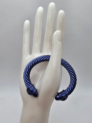 David Yurman Dark Blue Aluminum Renaissance Cuff