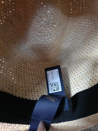 Louis Vuitton Beige Palm Abstract LV Monogram Wave Sun Hat M sz
