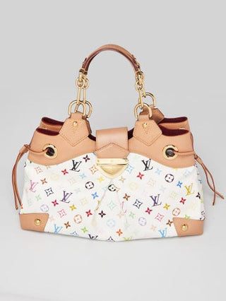 Louis Vuitton White LV Monogram Multicolore Ursula Bag
