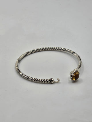 David Yurman Sterling Silver Citrine Petite Chatelaine Bracelet