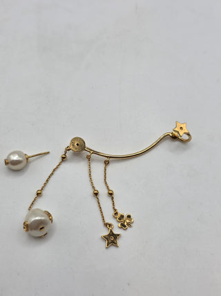 Christian Dior Faux Pearl Perles de Désir Single Ear Climber