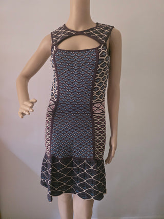 Missoni Black multicolor striped sleeveless summer dress 6 US sz