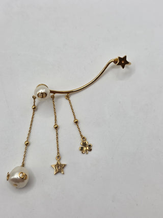 Christian Dior Faux Pearl Perles de Désir Single Ear Climber