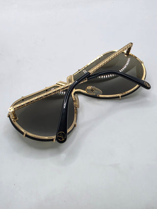 Louis Vuitton Gold-tone 2017 LV Drive Sunglasses