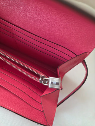 Hermès Pink Leather 2017 Kelly Classic Wallet