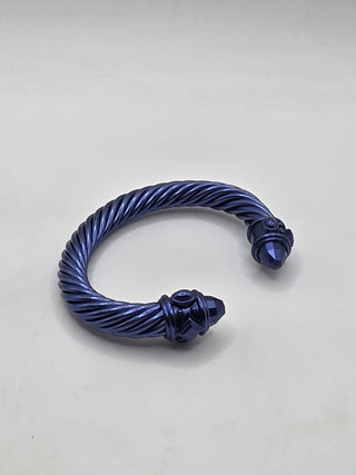 David Yurman Dark Blue Aluminum Renaissance Cuff