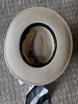 Louis Vuitton Beige Palm Abstract LV Monogram Wave Sun Hat M sz