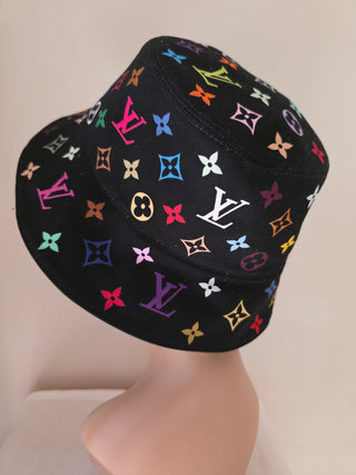 Louis Vuitton Takashi Murakami Monogram Multicolore Superflat Daily Bucket Hat S sz