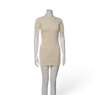 Fendi x Skims Off White FF Graphic Print Mini Dress