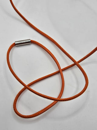 Hermès Red Multicolor H Equipe Pendant Necklace