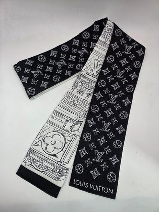 Louis Vuitton Black White My LV Luggage Bandeau