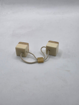 Louis Vuitton Beige LV Monogram Inclusion Hair Cubes