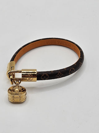 Louis Vuitton Brown LV Charm Tribute Bracelet