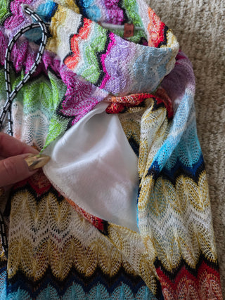 Missoni Multicolor Striped Straight Leg Pants US4