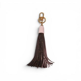 Louis Vuitton Pink LV Monogram Canvas Tassel Key Chain Bag Charm