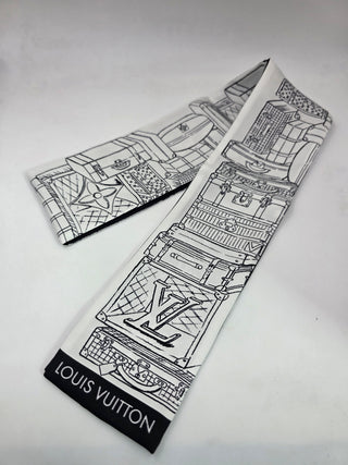 Louis Vuitton Black White My LV Luggage Bandeau