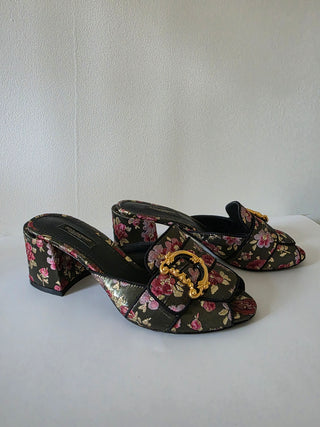 Dolce & Gabbana Floral Print Slides 37 sz