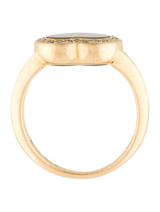 Chopard 18K Diamond Happy Icons ring 5.25 sz