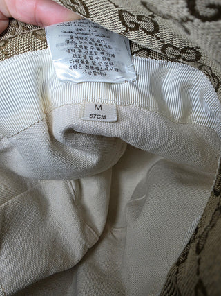 Gucci Brown GG Canvas Bucket Hat M sz