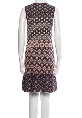 Missoni Black multicolor striped sleeveless summer dress 6 US sz