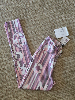 Chanel Multicolor CC Logo 2023 Skinny Leg Pants w/ Tags US6