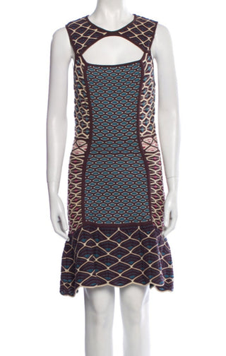 Missoni Black multicolor striped sleeveless summer dress 6 US sz