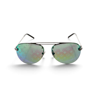 Louis Vuitton Clockwise LV Monogram Aviator Sunglasses