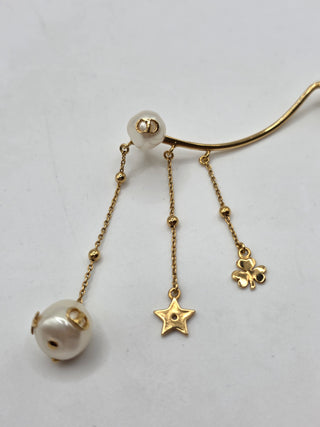 Christian Dior Faux Pearl Perles de Désir Single Ear Climber