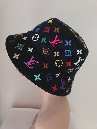 Louis Vuitton Takashi Murakami Monogram Multicolore Superflat Daily Bucket Hat S sz