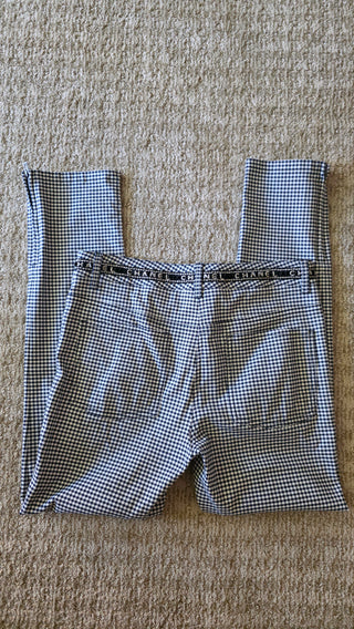 Chanel Black White 2016 Straight Leg Pants S US4 sz