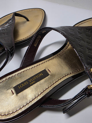 Louis Vuitton LV Monogram Patent Leather 40 sz