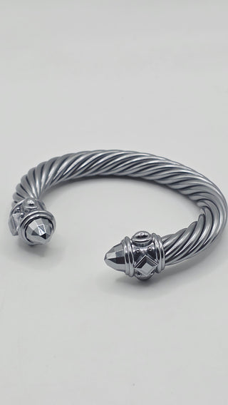 David Yurman Silver Aluminum Renaissance Cuff Bracelet