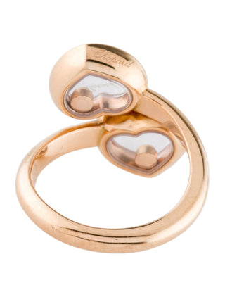 18K Happy Diamonds Hearts Ring
5 sz