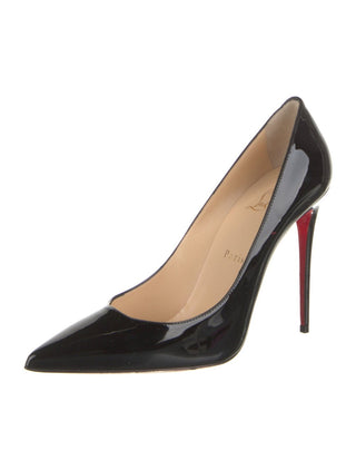 Christian Louboutin Black Patent Leather Pumps 40 sz