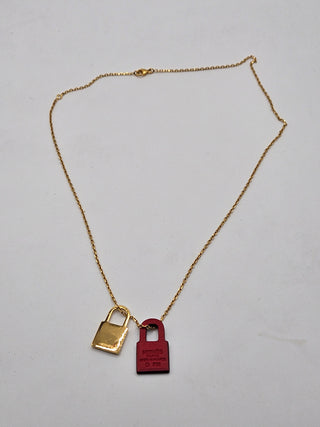 Hermès 18K Gold O'Kelly Pendant Necklace