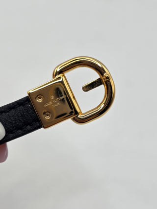 Louis Vuitton Brown Leather Fasten Your LV Bracelet