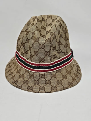 GUCCI GG Monogram Print Bucket Hat XL sz