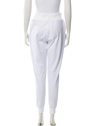 Fendi White FF Monogram Graphic Print Skinny Leg Pants 42 sz