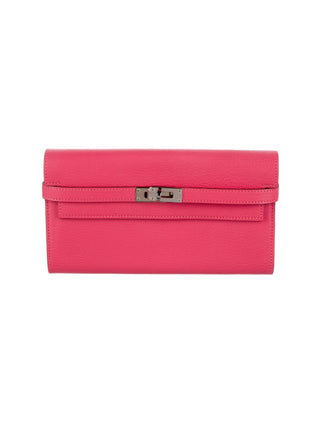Hermès Pink Leather 2017 Kelly Classic Wallet