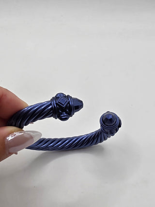 David Yurman Dark Blue Aluminum Renaissance Cuff