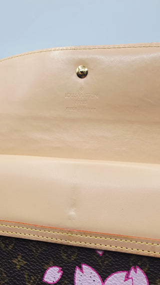 Louis Vuitton LV Monogram Cherry Coated Canvas Wallet