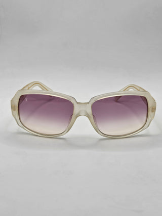 Louis Vuitton Glitter White Plastic LV Print Obsession Sunglasses