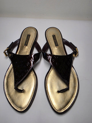 Louis Vuitton LV Monogram Patent Leather 40 sz